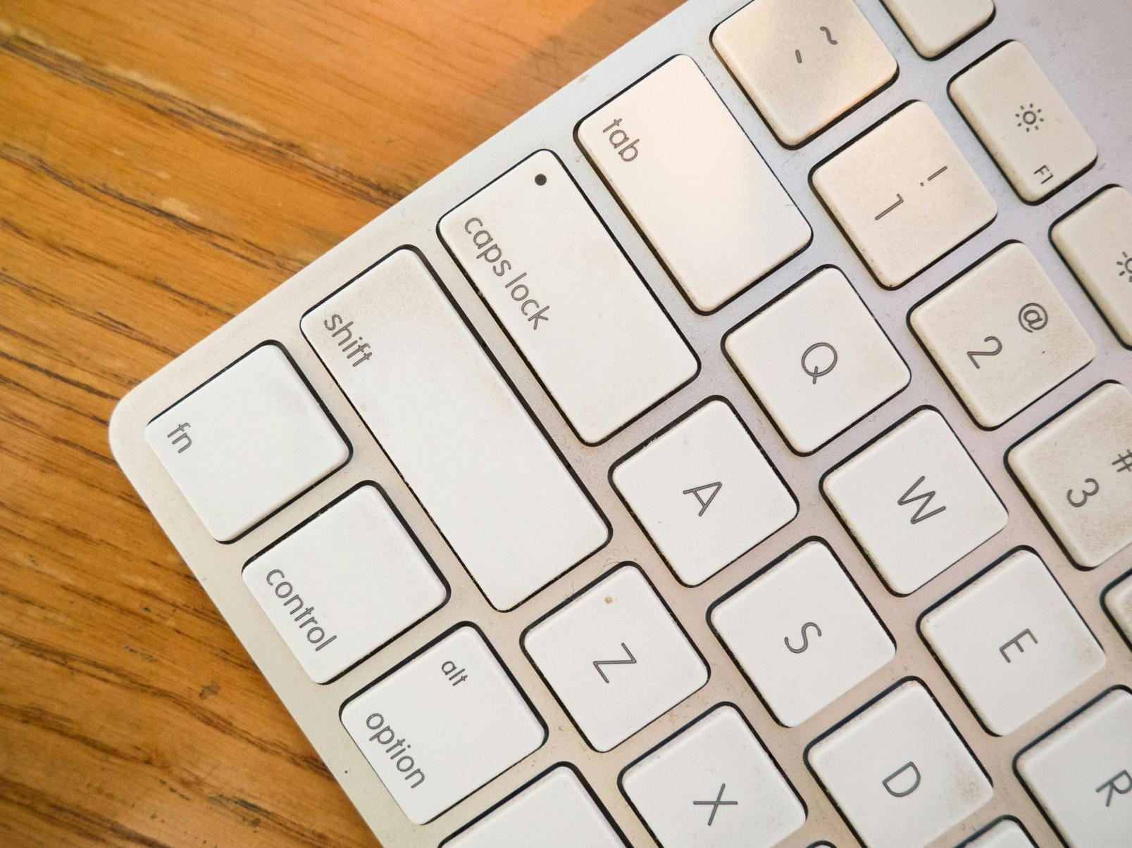 I tasti Maiusc e Ctrl sulla tastiera non funzionano