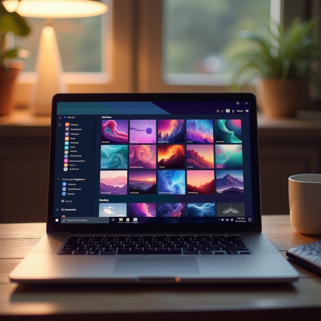 come cambiare lo sfondo su un laptop