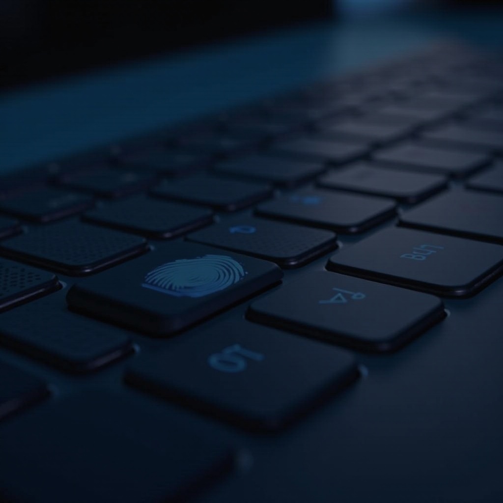 tastiera per PC con lettore di impronte digitali